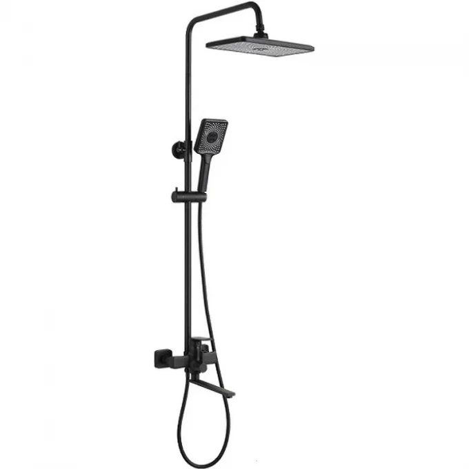 Душевая система FRAP H71-6 черная матовая F2471-6 Душевая система FRAP H71-6 черная матовая F2471-6